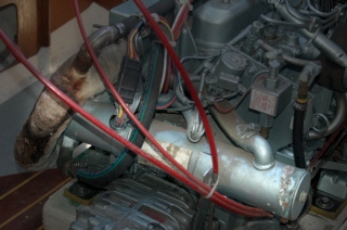 Heat Exchanger on the motor--before