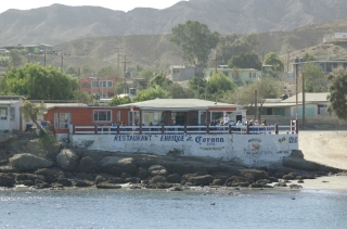 Bahia de Tortugas--A Patio and Cold Beers