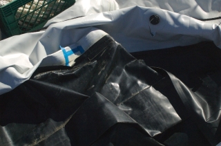Hole in the dinghy